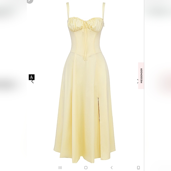 House of CB Carmen Buttercup Bustier Sundress - Picture 11 of 16